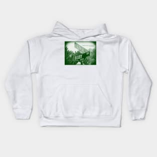 Foothill Boulevard & Bixby Drive WHITE FORRESST, La Verne, CA by Mistah Wilson Kids Hoodie